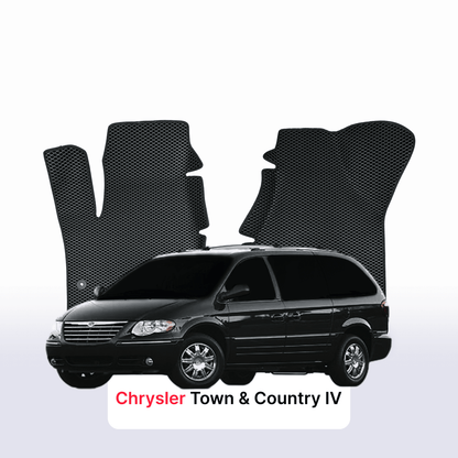 Car mats EVA for Chrysler Town & Country(SWB) 4 gen 2000-2005 year MINIVAN