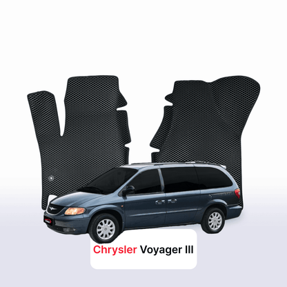 Car mats EVAMATS for Chrysler Voyager 3 gen 1995-2001 year MINIVAN