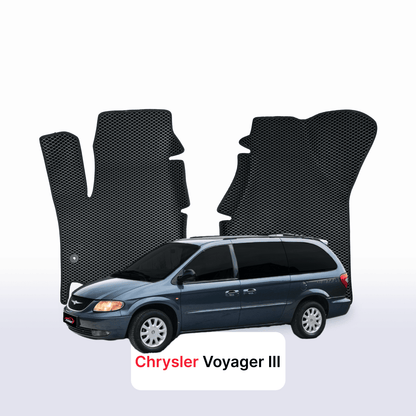 Car mats EVA for Chrysler Voyager 3 gen 1995-2001 year MINIVAN