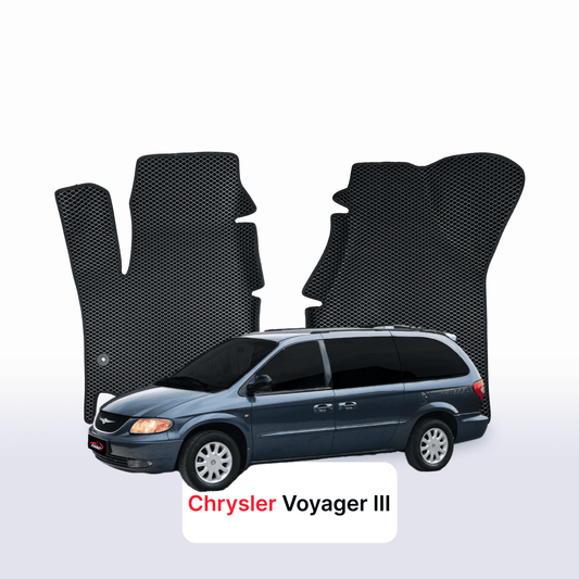 Car mats EVA for Chrysler Voyager 3 gen 1995-2001 year MINIVAN