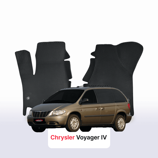 Car mats EVAMATS for Chrysler Voyager 4 gen 2000-2008 year MINIVAN