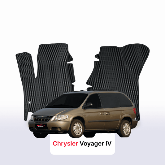 Car mats EVA for Chrysler Voyager 4 gen 2000-2008 year MINIVAN