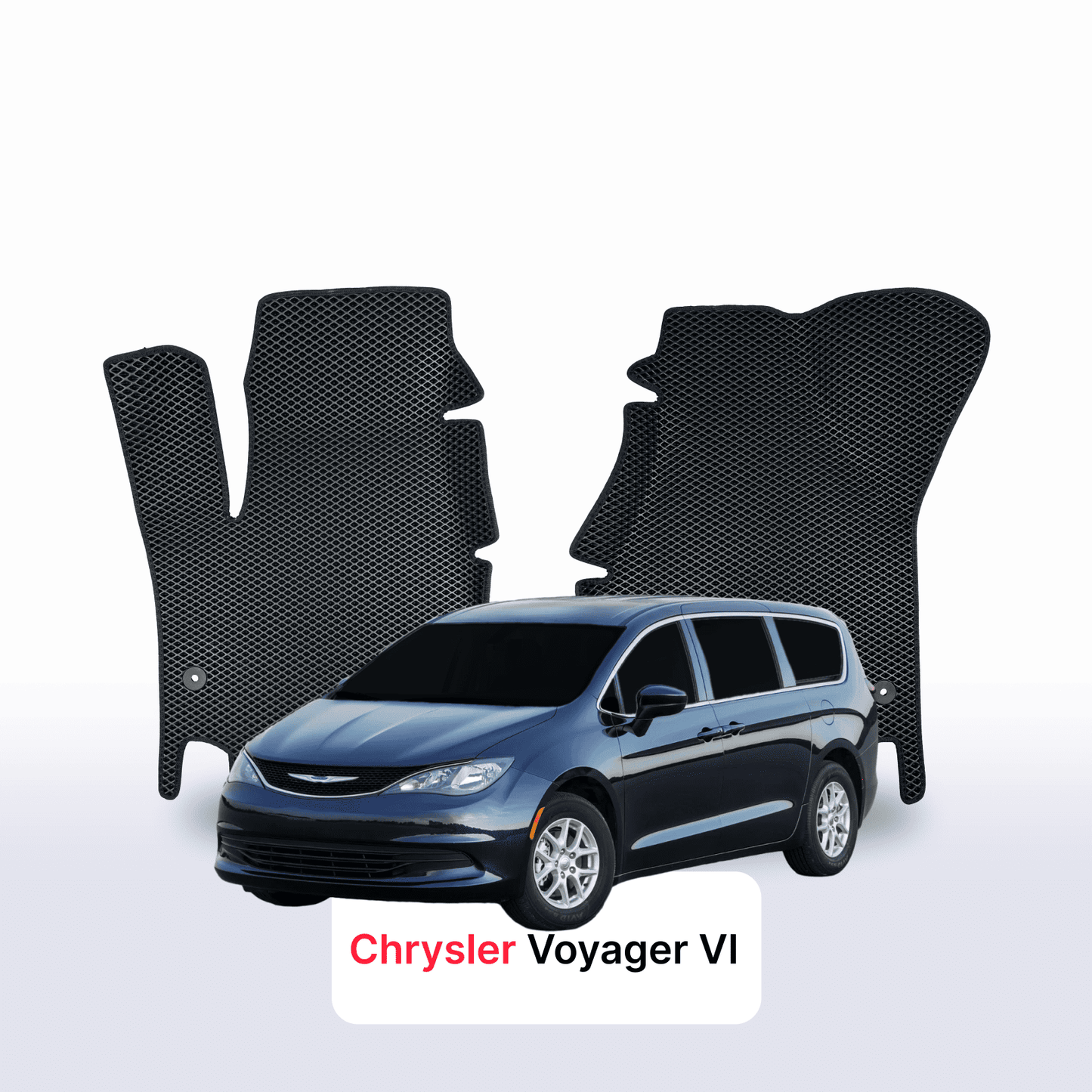Car mats EVA for Chrysler Voyager 6 gen 2019-2028 year MINIVAN