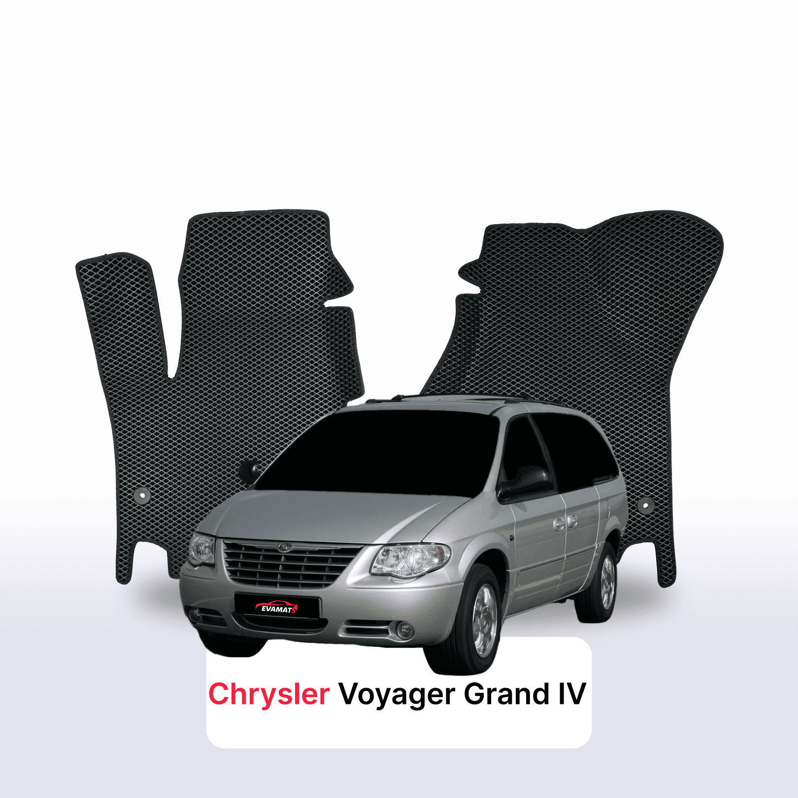 Car mats EVA for Chrysler Grand Voyager 4 gen 2000-2008 year MINIVAN