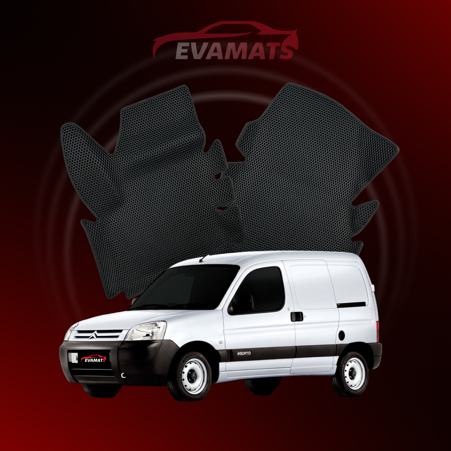 Autokoberce EVAMATS pre Citroen Berlingo 1 gen 1996-2012 rok VAN