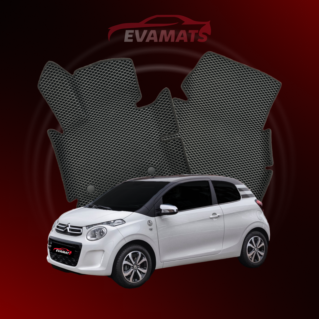 Autokoberce EVAMATS pro Citroen C1 2 gen 2014-2022 rok HATCHBACK 3dv.