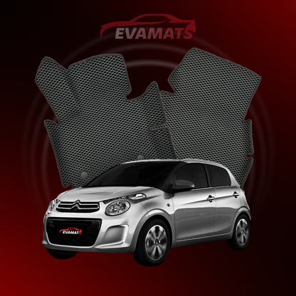 Autokoberce EVAMATS do Citroen C1 2 gen 2014-2022 rok HATCHBACK 5dv.