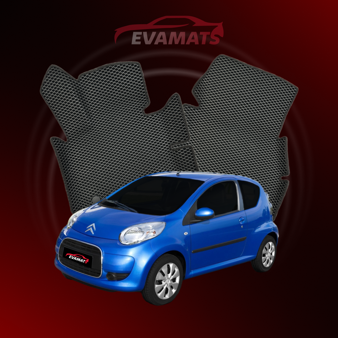 Autokoberce EVAMATS pre Citroen C1 1 gen 2005-2014 rok HATCHBACK 3 dv.