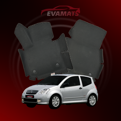 Autokoberce EVAMATS pre Citroen C2 1 gen 2003-2009 rok HATCHBACK 3 dv.