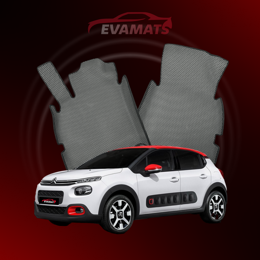 Autokoberce EVAMATS pro Citroen C3 3 gen 2016-2024 rok HATCHBACK 5dv.