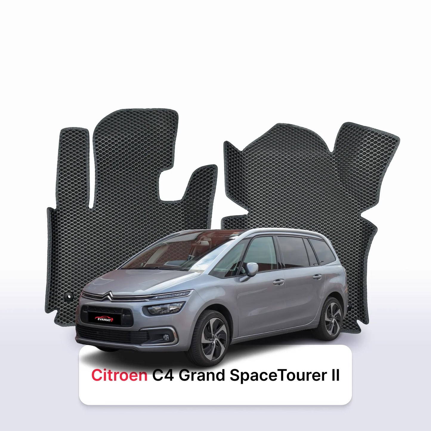 Car mats EVA for Citroen C4 Grand SpaceTourer II gen 2018-2022 year MINIVAN