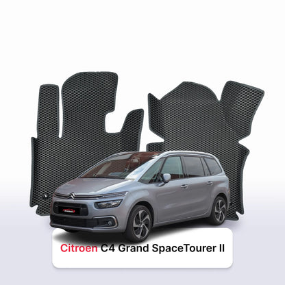 Car mats EVA for Citroen C4 Grand SpaceTourer II gen 2018-2022 year MINIVAN