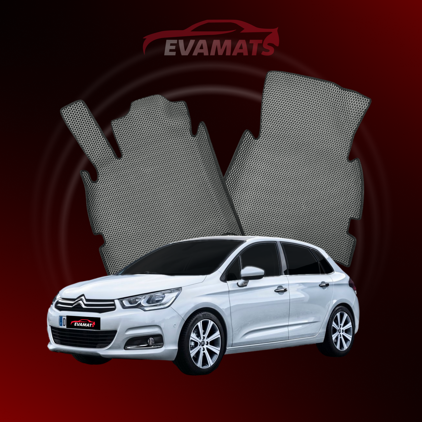 Autokoberce EVAMATS pre Citroen C4 2 gen 2015-2023 rok HATCHBACK 5 dv.