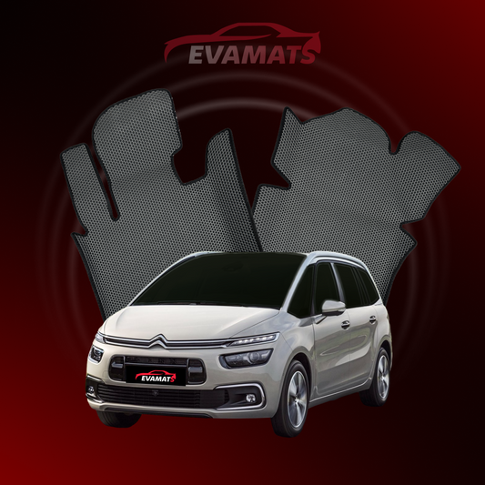 Autokoberce EVAMATS pro Citroen C4 Picasso 2 gen 2013-2018 rok MINIVAN 7 míst