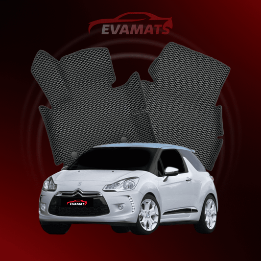 Autokoberce EVAMATS pro Citroen DS3 1 gen 2008-2016 rok CABRIO