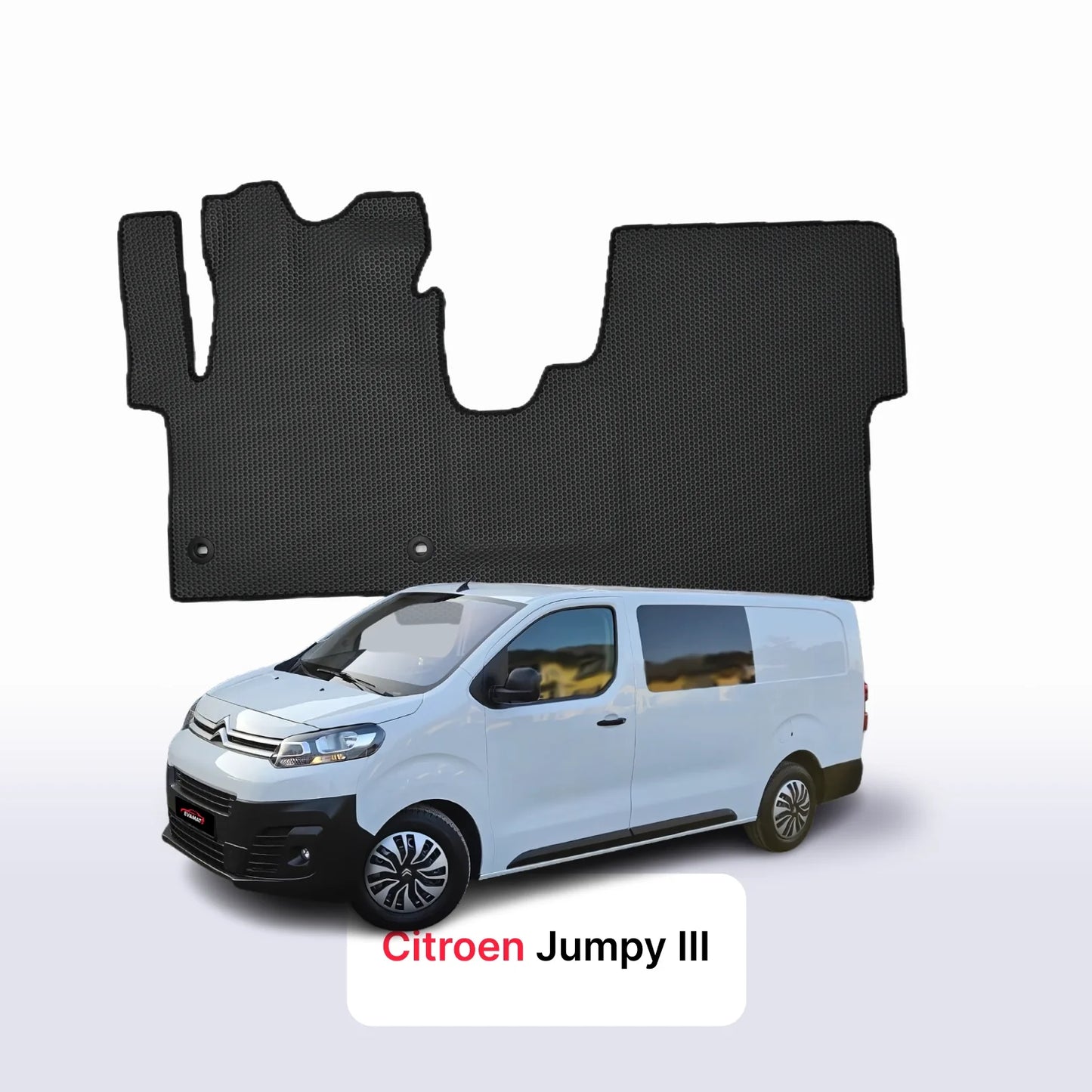 Car mats EVAMATS for Citroen Jumpy 3 gen 2016-2027 year VAN
