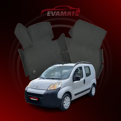 Tappetini per auto EVAMATS per Citroen Nemo I gen 2007-2017 anno MINIVAN