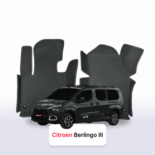 Car mats EVAMATS for Citroen Berlingo 3 gen 2018-2025 year MINIVAN LONG