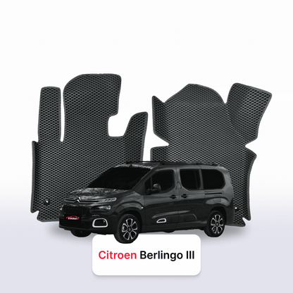 Car mats EVAMATS for Citroen Berlingo 3 gen 2018-2028 year MINIVAN LONG