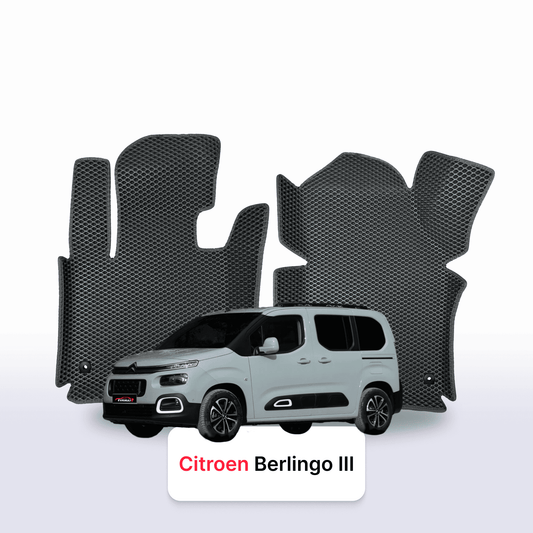 Car mats EVAMATS for Citroen Berlingo 3 gen 2018-2025 year MINIVAN SHORT