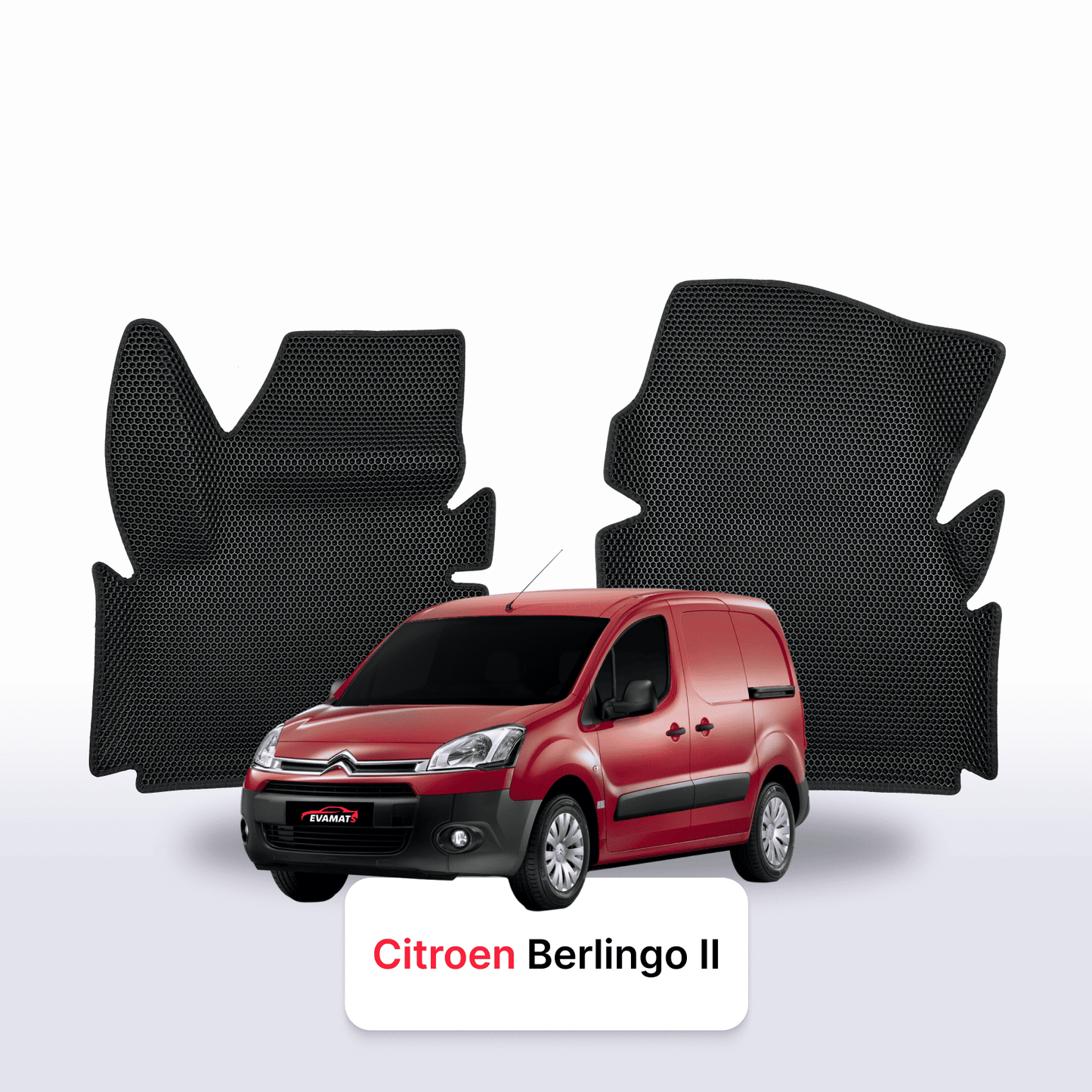 Car mats EVAMATS for Citroen Berlingo 2 gen 2008-2018 year VAN