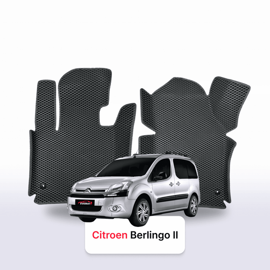 Car mats EVAMATS for Citroen Berlingo 2 gen 2008-2018 year MINIVAN