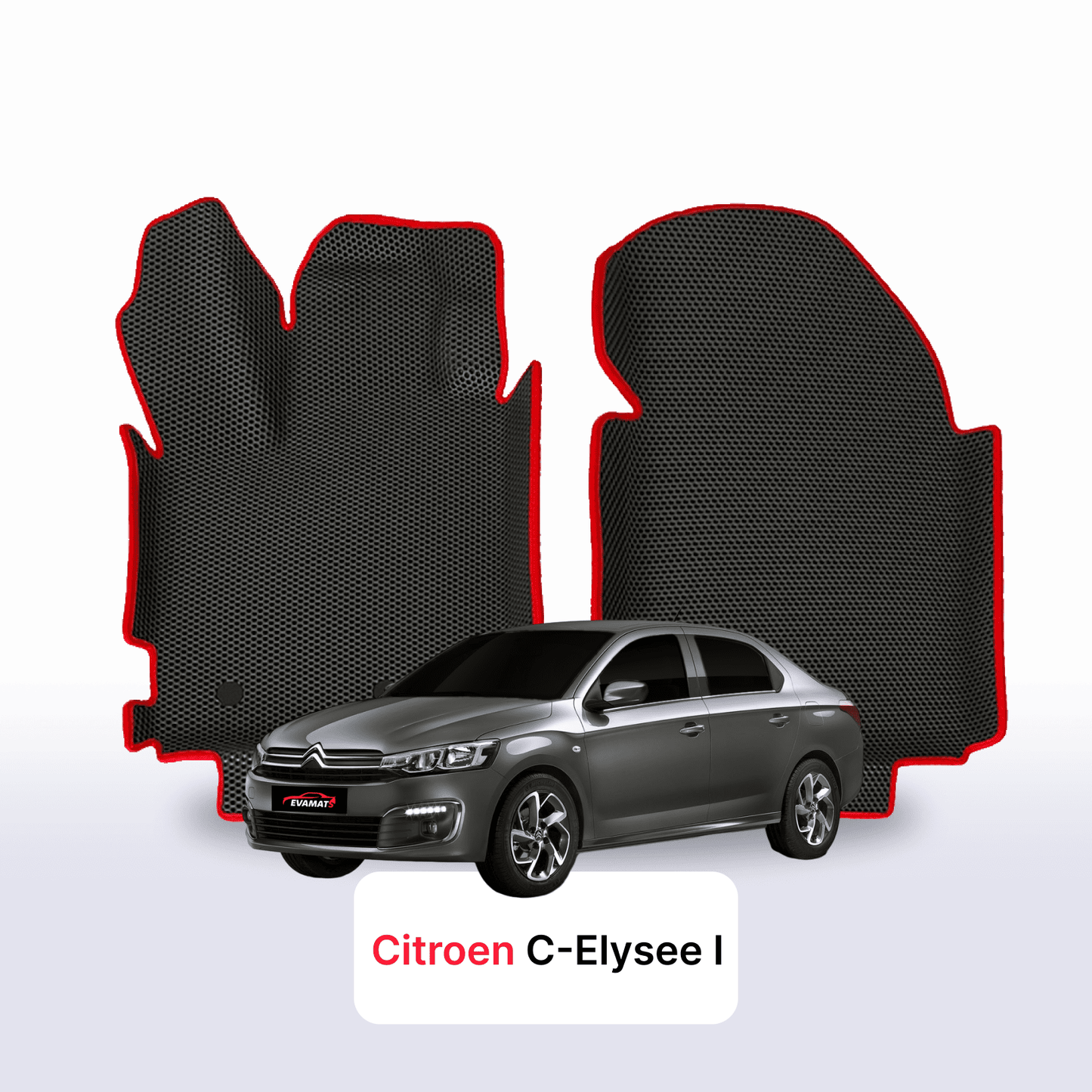Car mats EVAMATS for Citroen C-Elysee 1 gen 2012-2025 year SEDAN