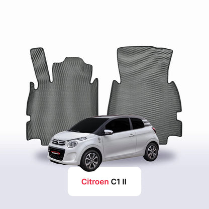 Car mats EVAMATS for Citroen C1 2 gen 2014-2022 year HATCHBACK 3 door