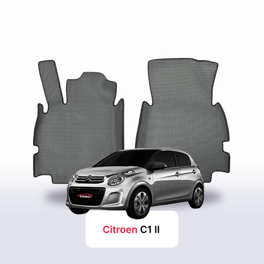 Car mats EVAMATS for Citroen C1 2 gen 2014-2022 year HATCHBACK 5 door