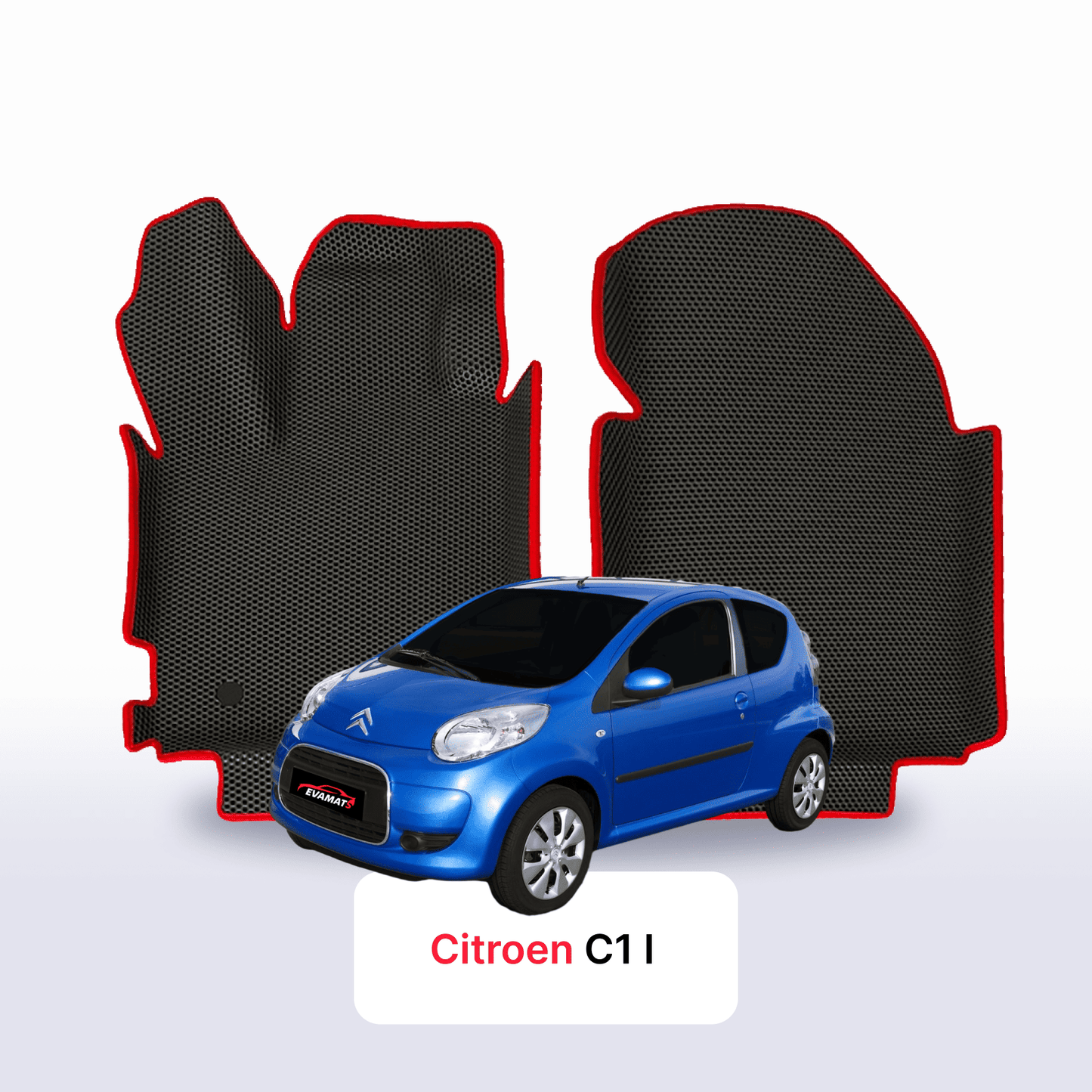 Car mats EVAMATS for Citroen C1 1 gen 2005-2014 year HATCHBACK 3 door