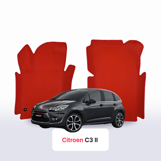 Car mats EVAMATS for Citroen C3 2 gen 2009-2016 year HATCHBACK 5 door