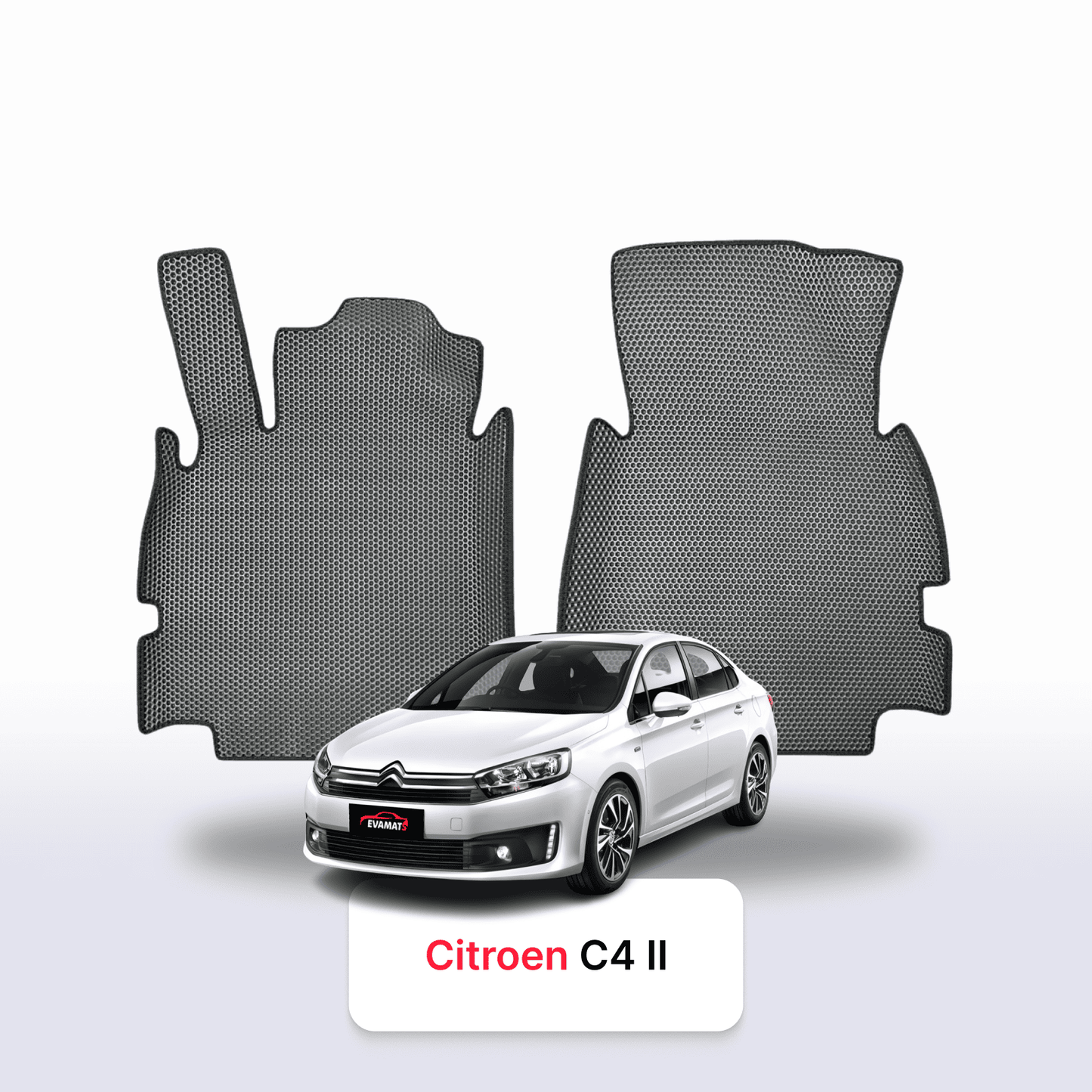Car mats EVAMATS for Citroen C4 2 gen 2010-2018 year SEDAN