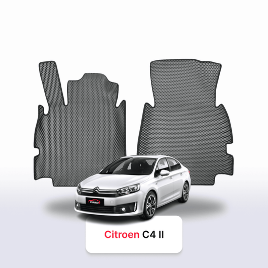 Car mats EVAMATS for Citroen C4 2 gen 2010-2018 year SEDAN