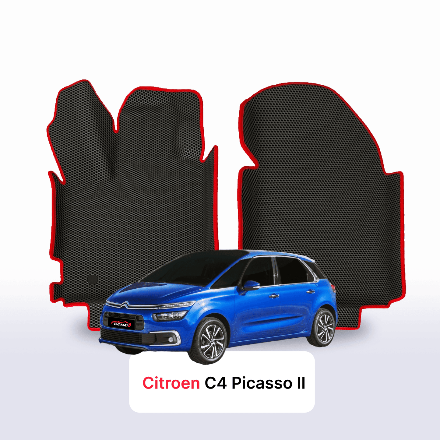 Car mats EVAMATS for Citroen C4 Picasso 2 gen 2013-2018 year MINIVAN 5 seater