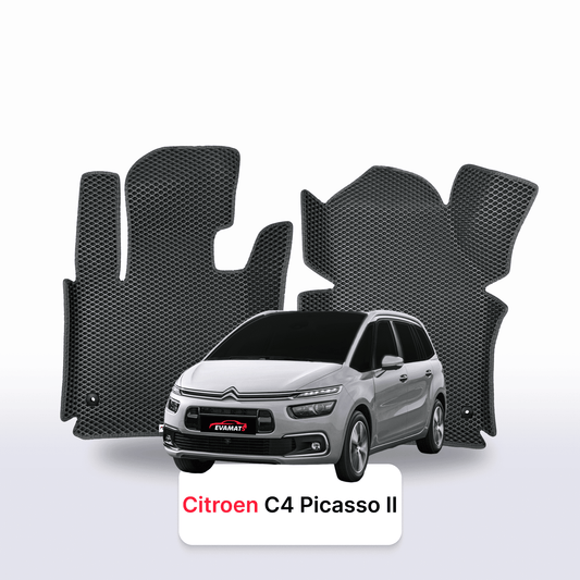Car mats EVAMATS for Citroen C4 Picasso 2 gen 2013-2018 year MINIVAN 7  seater