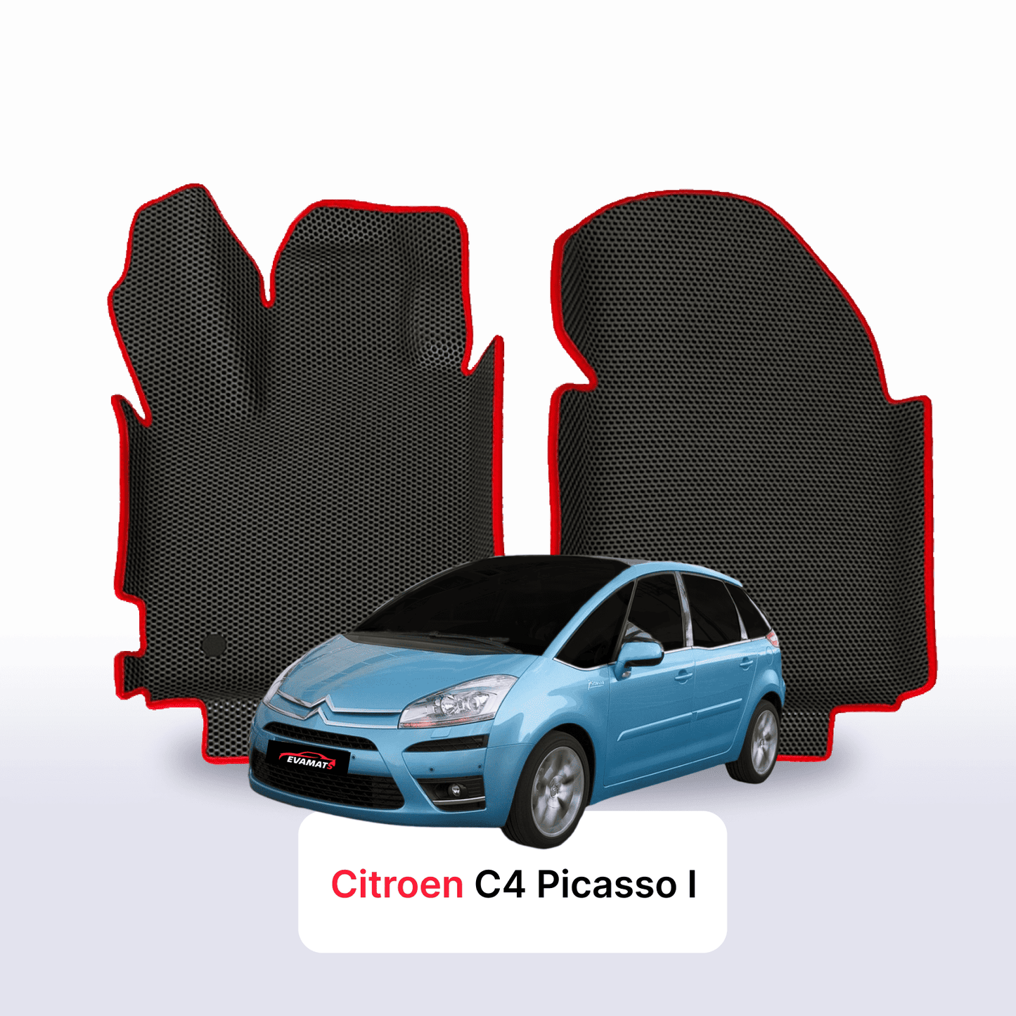 Car mats EVAMATS for Citroen C4 Picasso 1 gen 2006-2013 year MINIVAN 5 seater