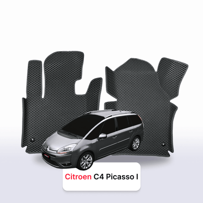 Car mats EVAMATS for Citroen C4 Picasso 1 gen 2006-2013 year MINIVAN 7 seater