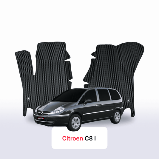 Car mats EVAMATS for Citroen C8 1 gen 2002-2014 year MINIVAN 7 seater