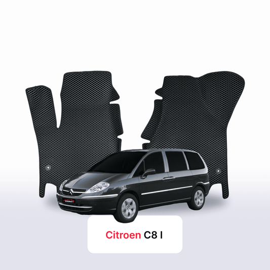 Car mats EVAMATS for Citroen C8 1 gen 2002-2014 year MINIVAN 7  seater