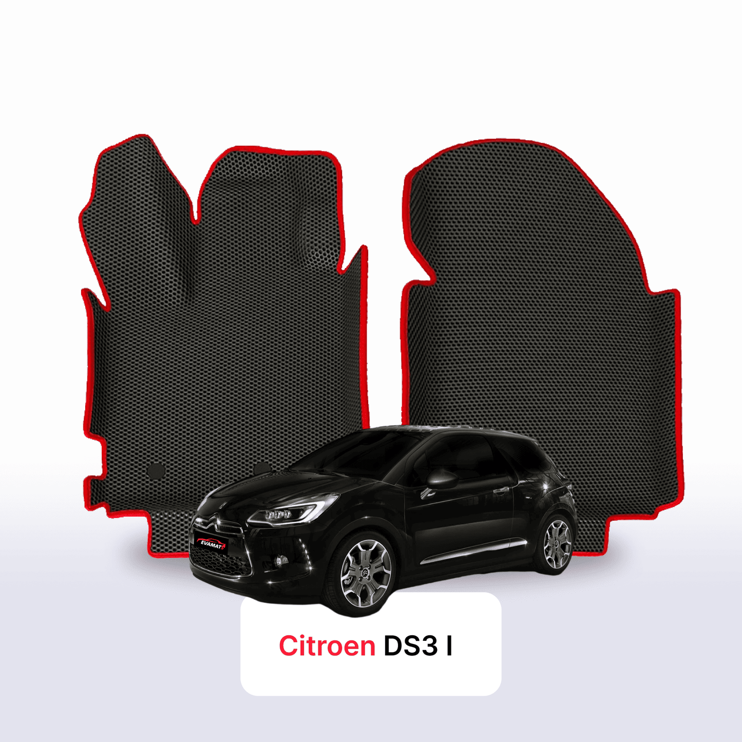 Car mats EVAMATS for Citroen DS3 1 gen 2008-2016 year HATCHBACK 3 door