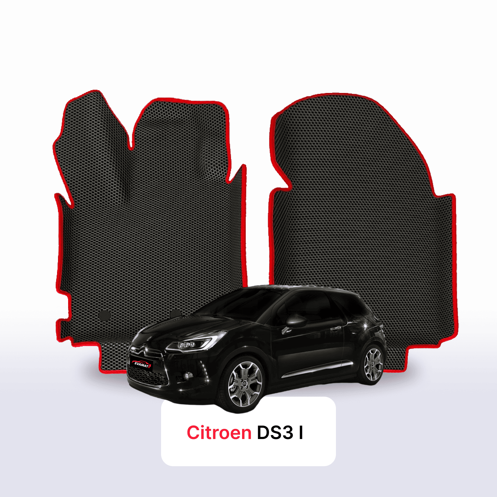 Car mats EVAMATS for Citroen DS3 1 gen 2008-2016 year HATCHBACK 3 door