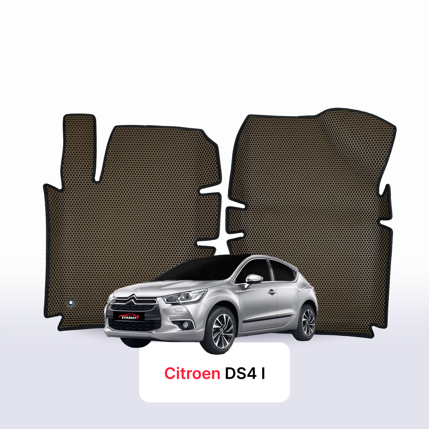 Car mats EVA for Citroen DS4 1 gen 2010-2015 year HATCHBACK 5 door
