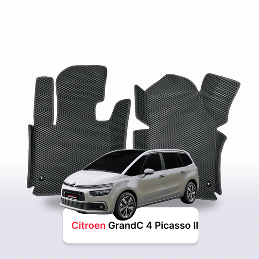 Car mats EVAMATS for Citroen Grand C4 Picasso 2 gen 2013-2018 year MINIVAN