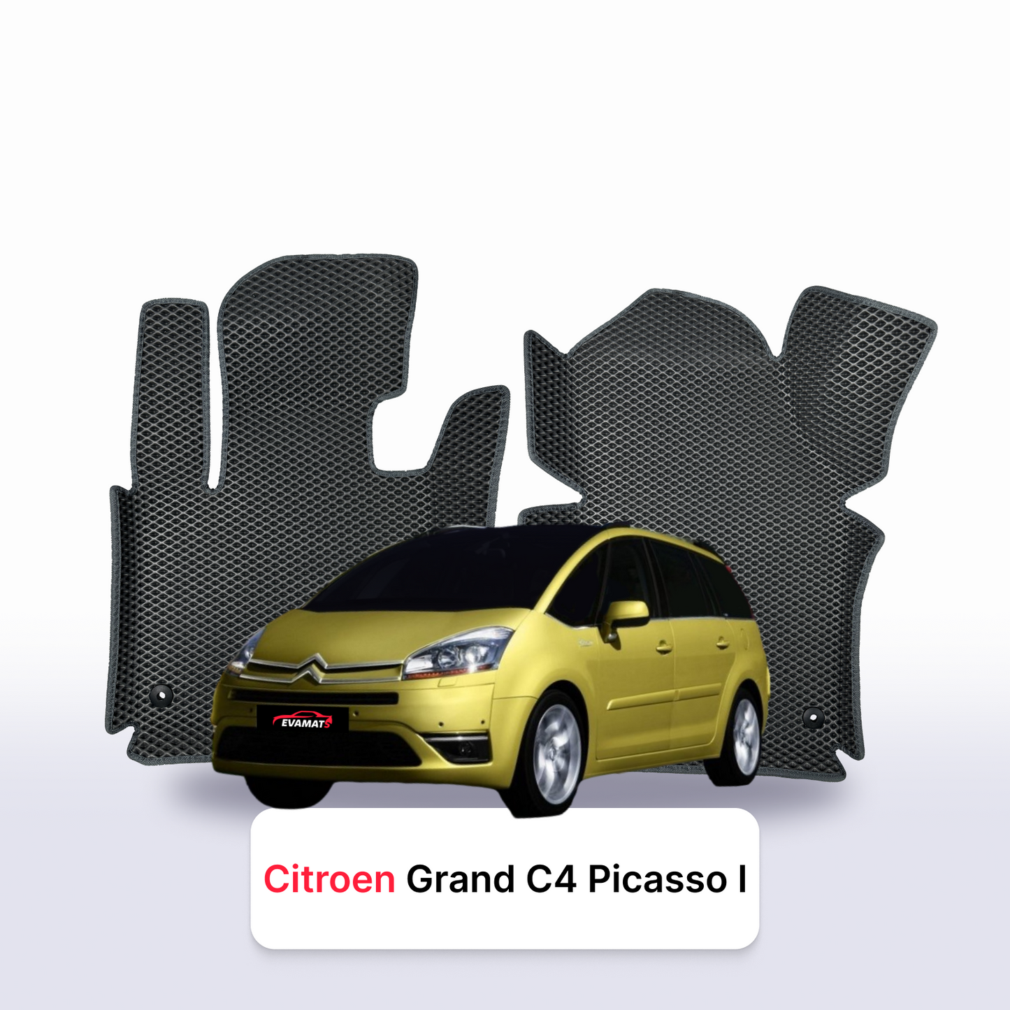 Car mats EVAMATS for Citroen Grand C4 Picasso 1 gen 2007-2014 year MINIVAN