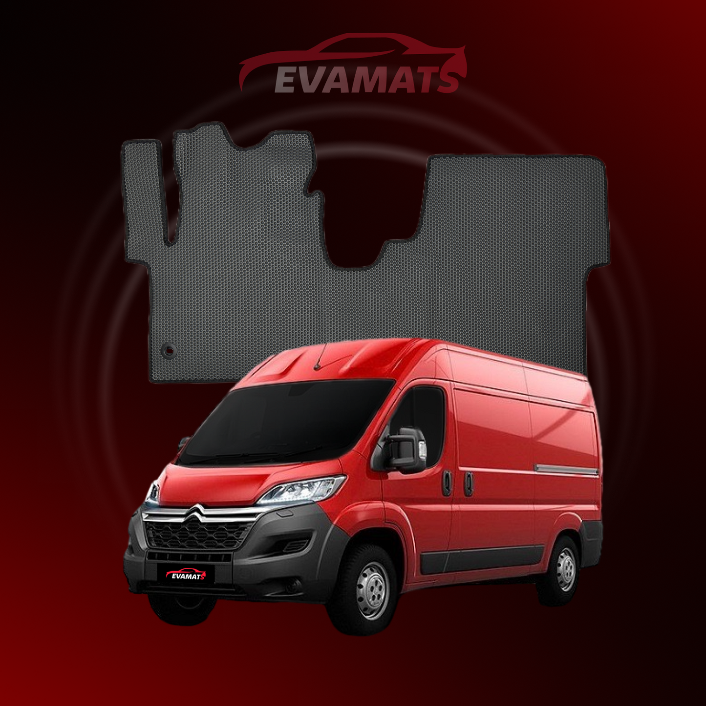 Tapis de voiture EVAMATS pour Citroën Jumper 2 génération 2006-2025 année VAN