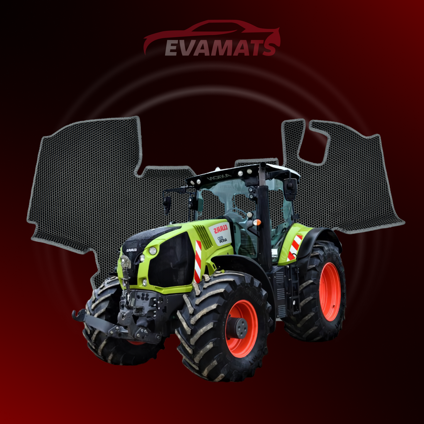 Tapis de voiture EVAMATS pour Claas Axion 830 1 gen 2013-2023 année TRACTEUR