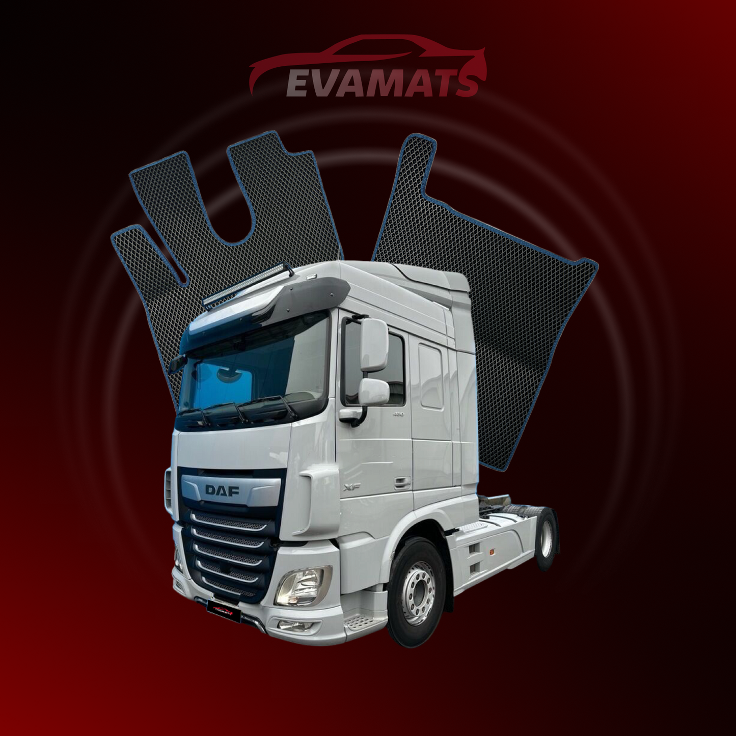 Tappetini per auto EVAMATS per DAF XF 3 gen 2013-2021 anno TRUCK