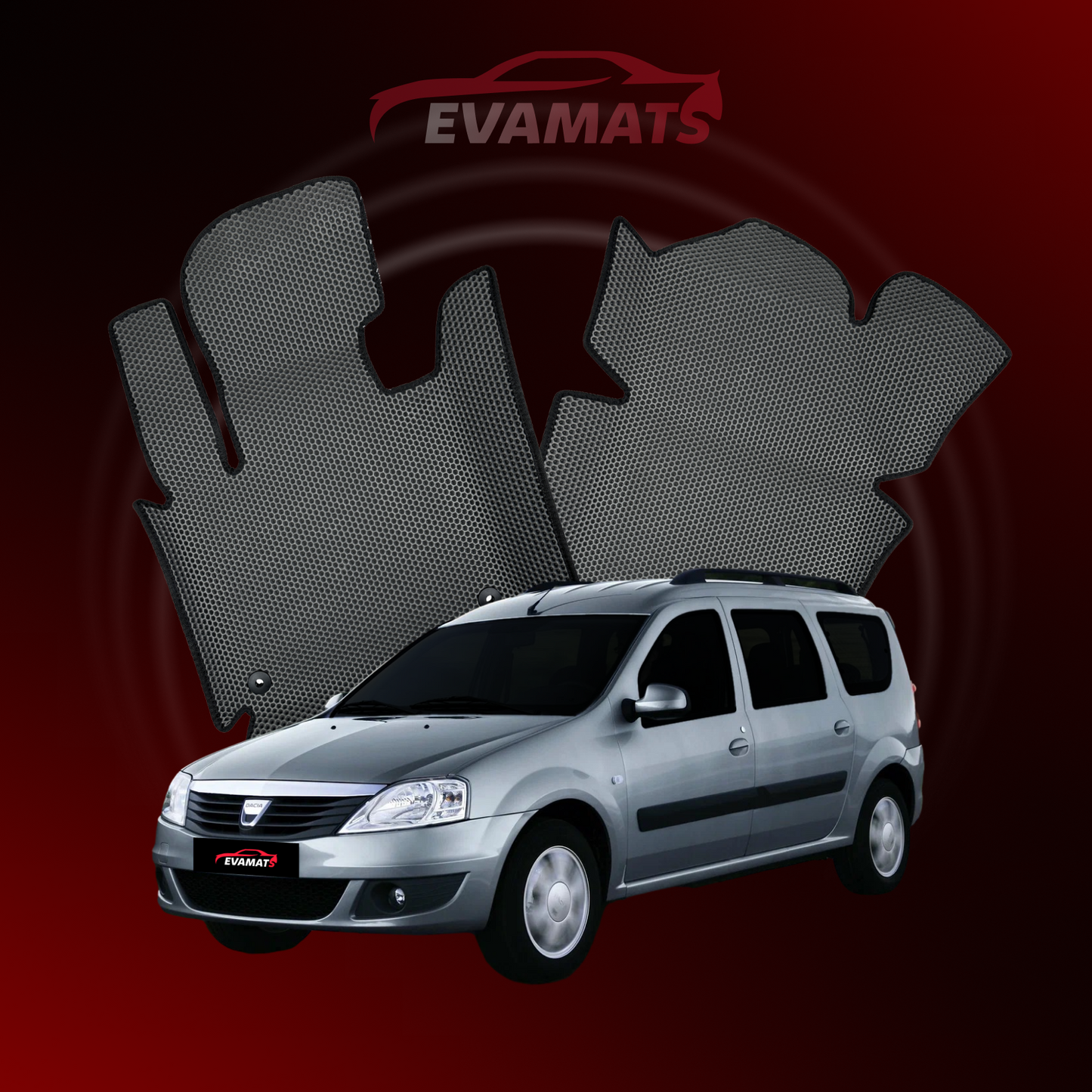 Tapis de voiture EVAMATS pour Dacia Logan 1 gen 2004-2012 année STATION WAGON