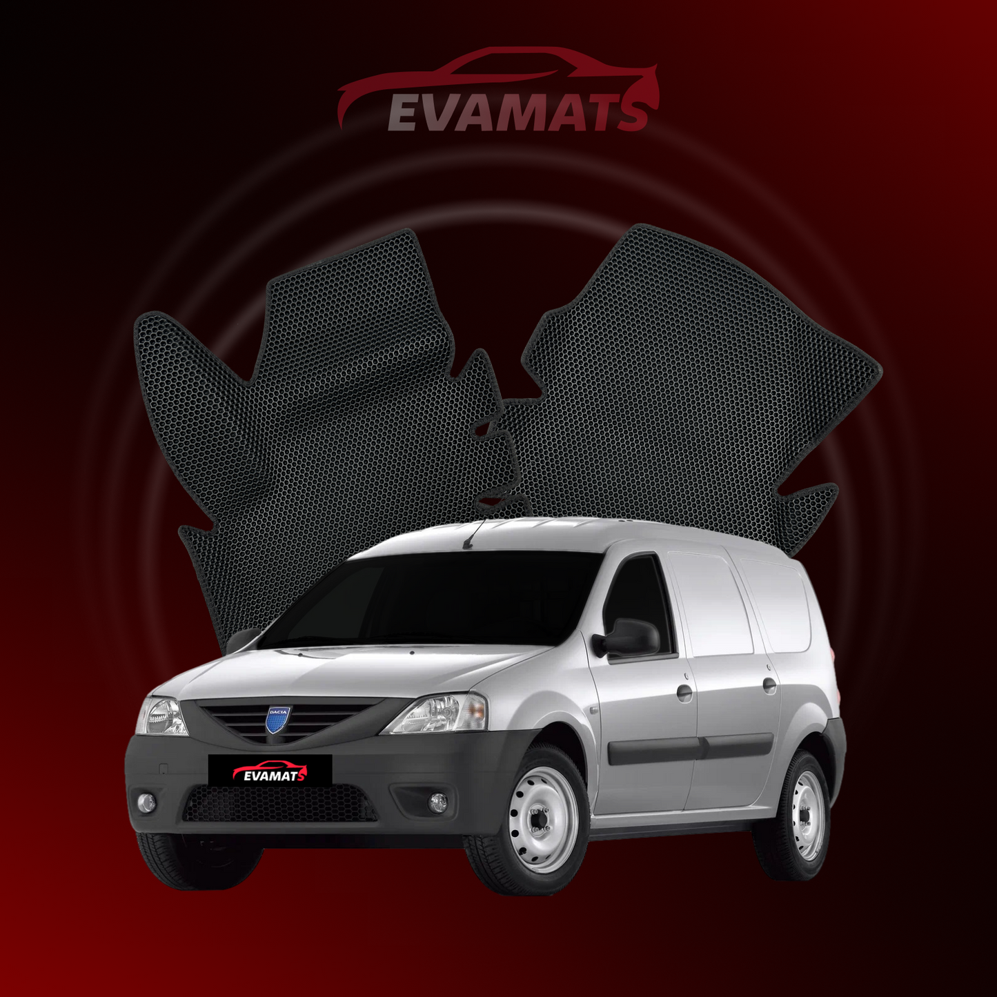 Tapis de voiture EVAMATS pour Dacia Logan 1 génération 2004-2012 année VAN