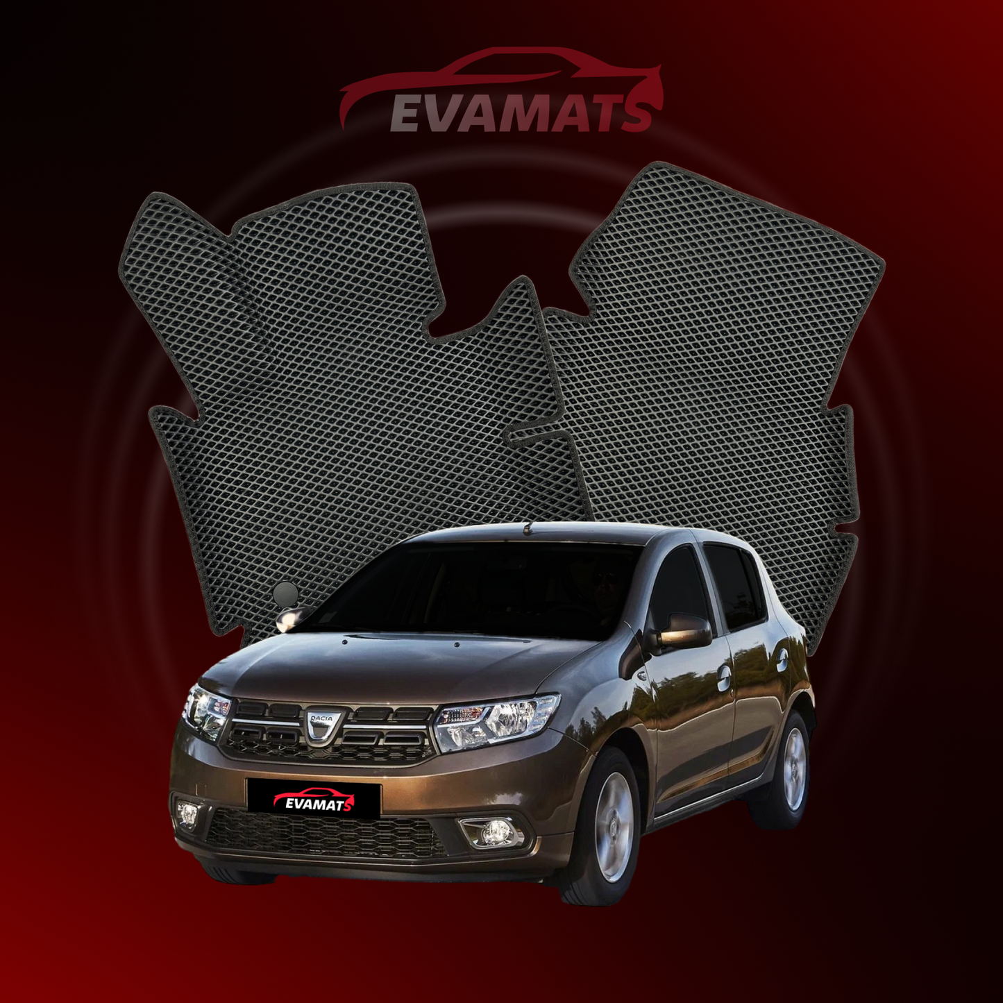 Tapis de voiture EVAMATS pour Dacia Sandero 2 gen 2012-2020 année HATCHBACK 5 portes